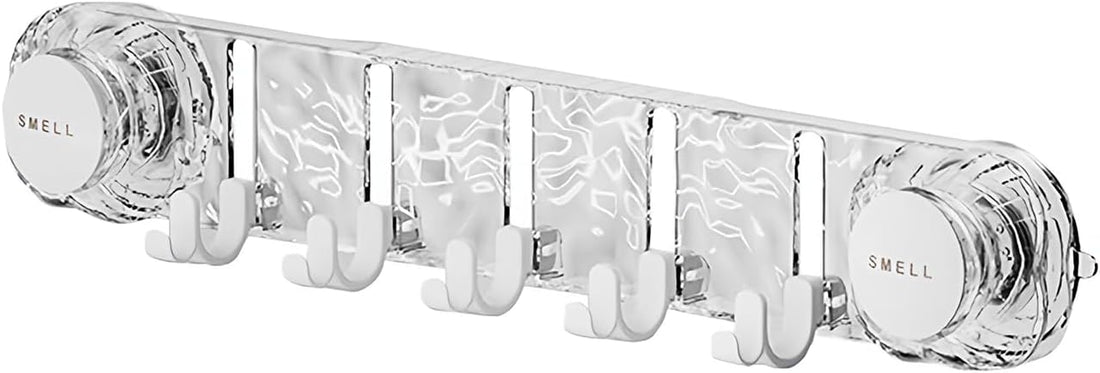 Rotating Vacuum Suction Multi-Hook Organizer Rack